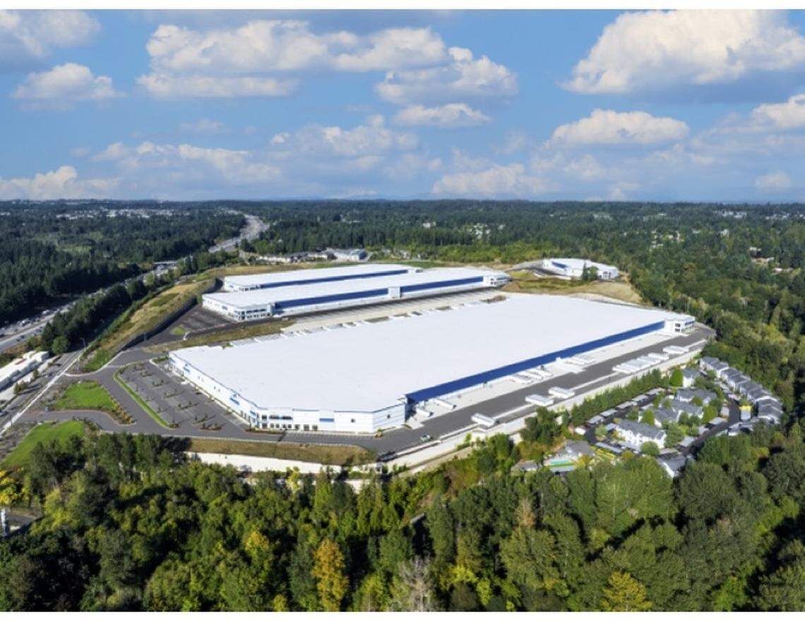The buildings at Bridge Point I-5 Seattle, 80 Fifth Ave., Milton, total nearly 2 million square feet.
