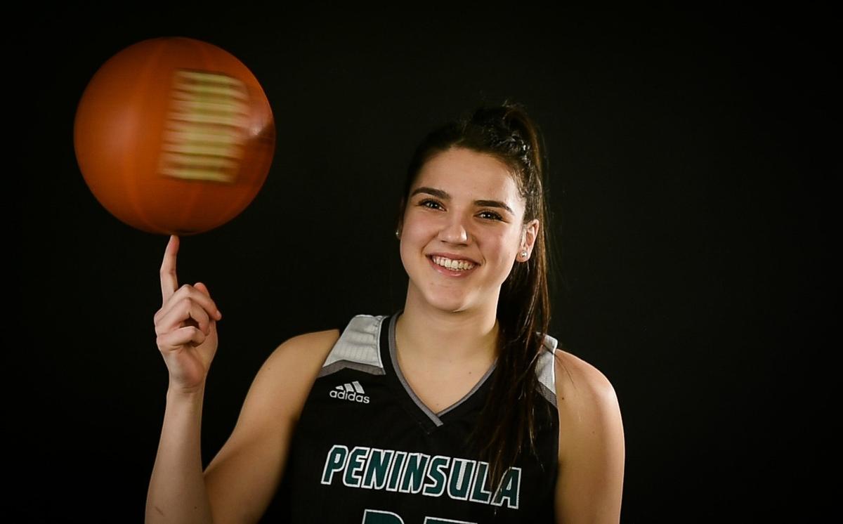 Peninsula’s Belle Frazier photographed at the Tacoma News Tribune in Tacoma, Wash., on Sunday, March 3, 2019.