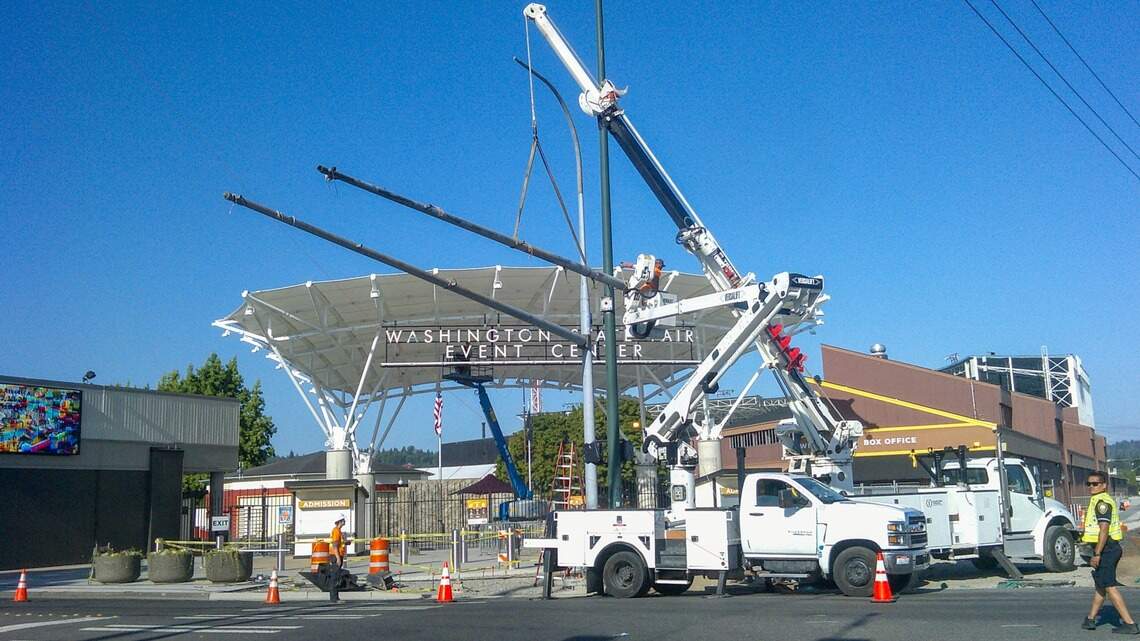 Traffic slowdowns expected during work in downtown Puyallup this week