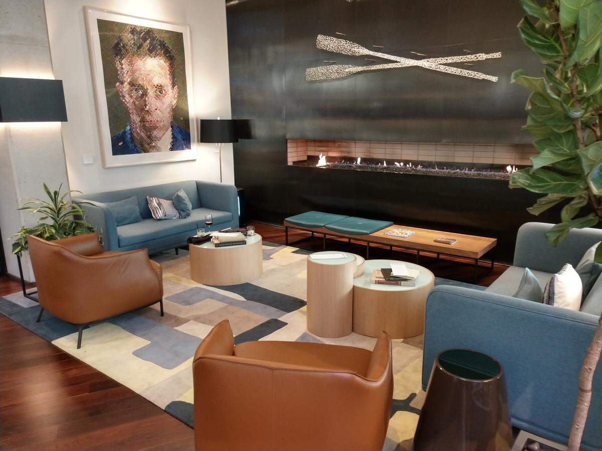 The lounge area of Bar 960 at Hotel Murano in downtown Tacoma.