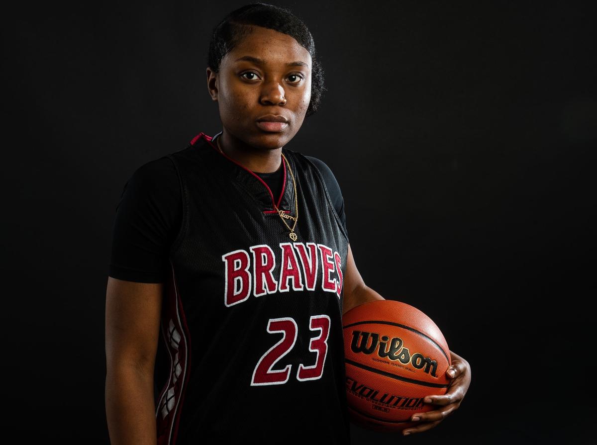 Bethel’s Tiarra Brown photographed at the Tacoma News Tribune in Tacoma, Wash., on Sunday, March 3, 2019.