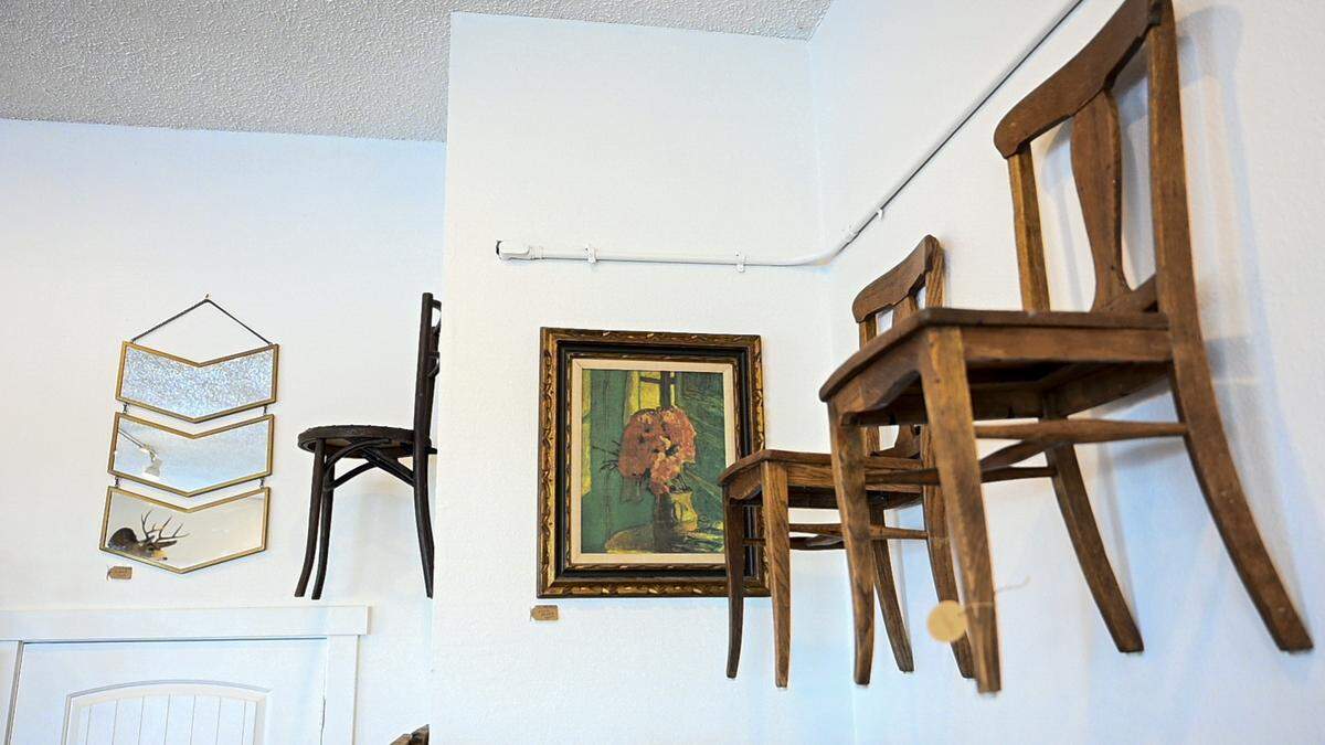 Nearly all of the curated items displayed are for sale at Arch & Starr, shown Wednesday, July 12, 2023, in Gig Harbor, Wash.