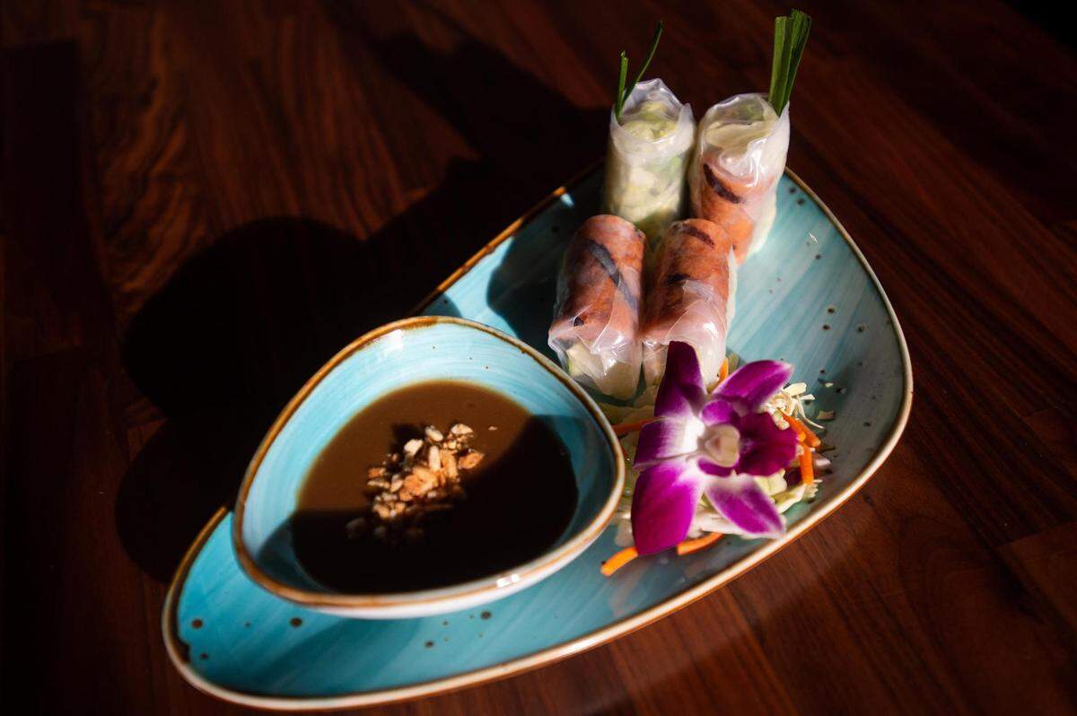 Saigon Rolls at Saigon House Vietnamese Cuisine in Tacoma, Wash., on Sunday, Jan. 10, 2021.