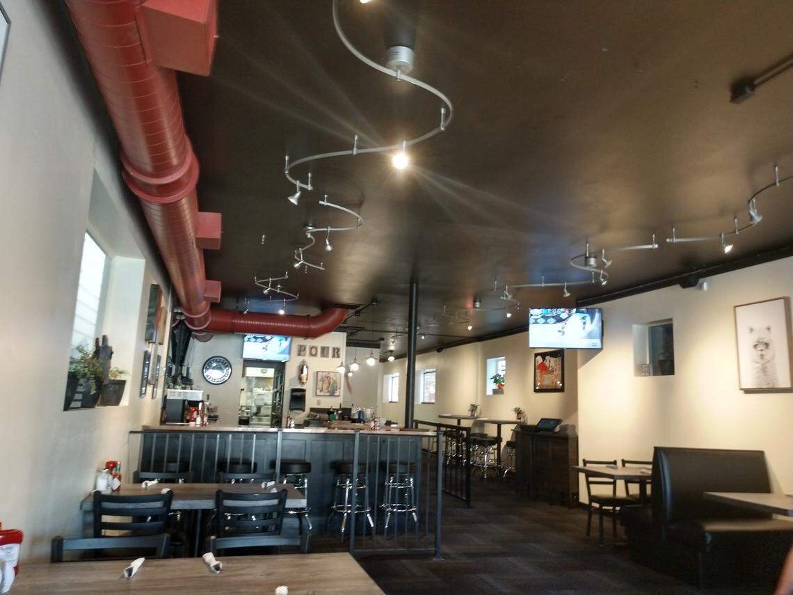 The dining room at Manny’s Place.