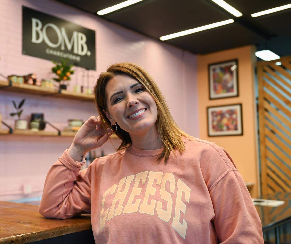 Alicia Hall started Bomb Charcuterie in 2022. Her new Sumner space offers a dedicated commercial kitchen space to accommodate catering orders and a retail storefront for lunch on-the-go.