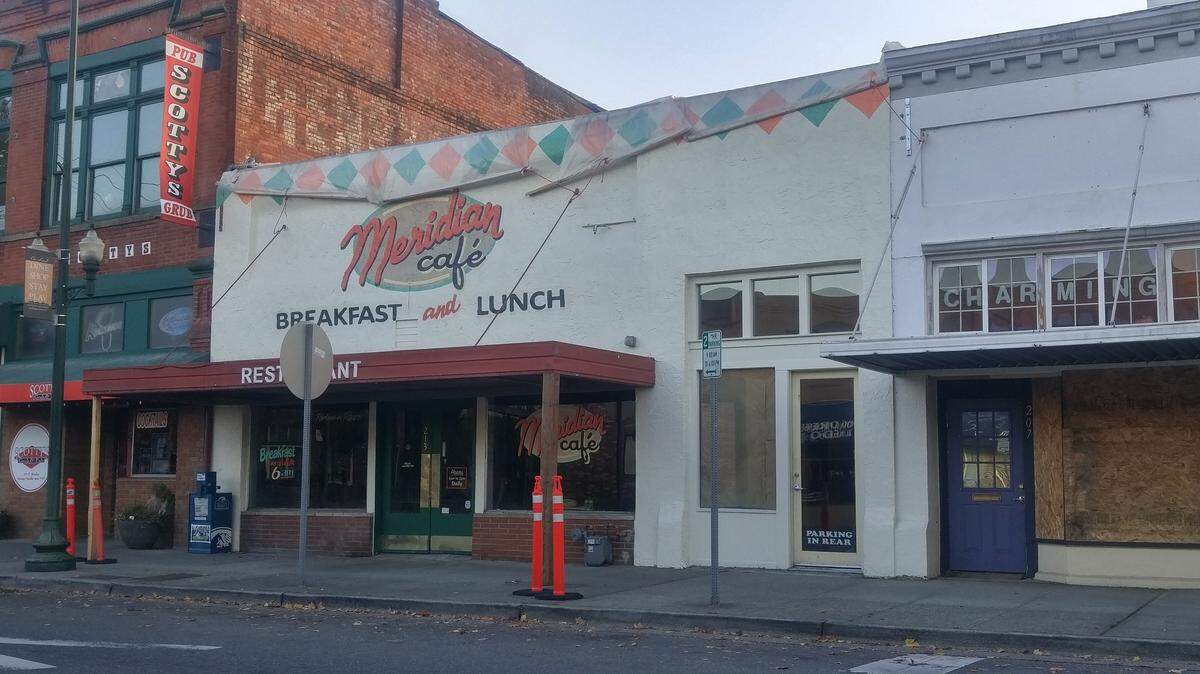 Meridian Cafe in downtown Puyallup.