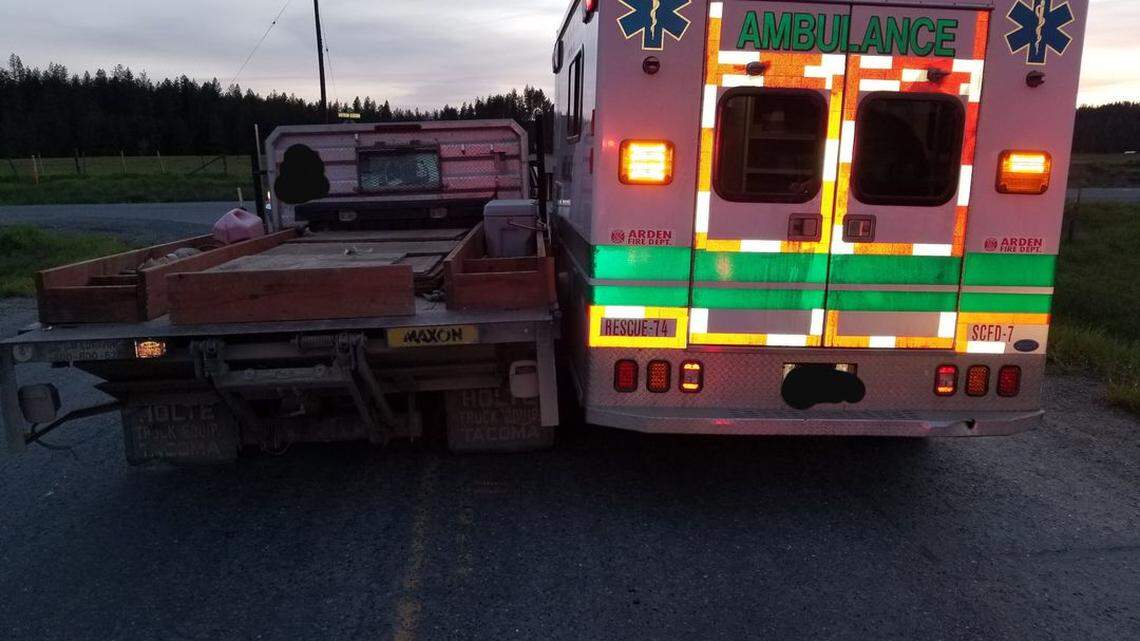 The Washington man was arrested and charged with a DUI, cops said.