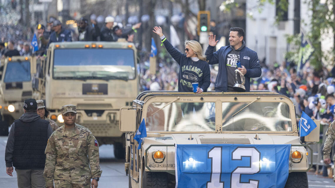 It’s a ...! Seahawks coach Mike Macdonald’s, wife’s lives to get doubly better