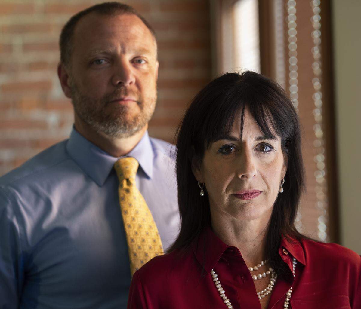 Kim Shomer said Rabbi Zalman Heber told her to keep their communications a secret, both from her husband and the rabbi’s wife. “He definitely said, don’t tell your husband,” Shomer said. “And then it got weird. He would comment on my beauty, or my haircut, or what I was wearing.”