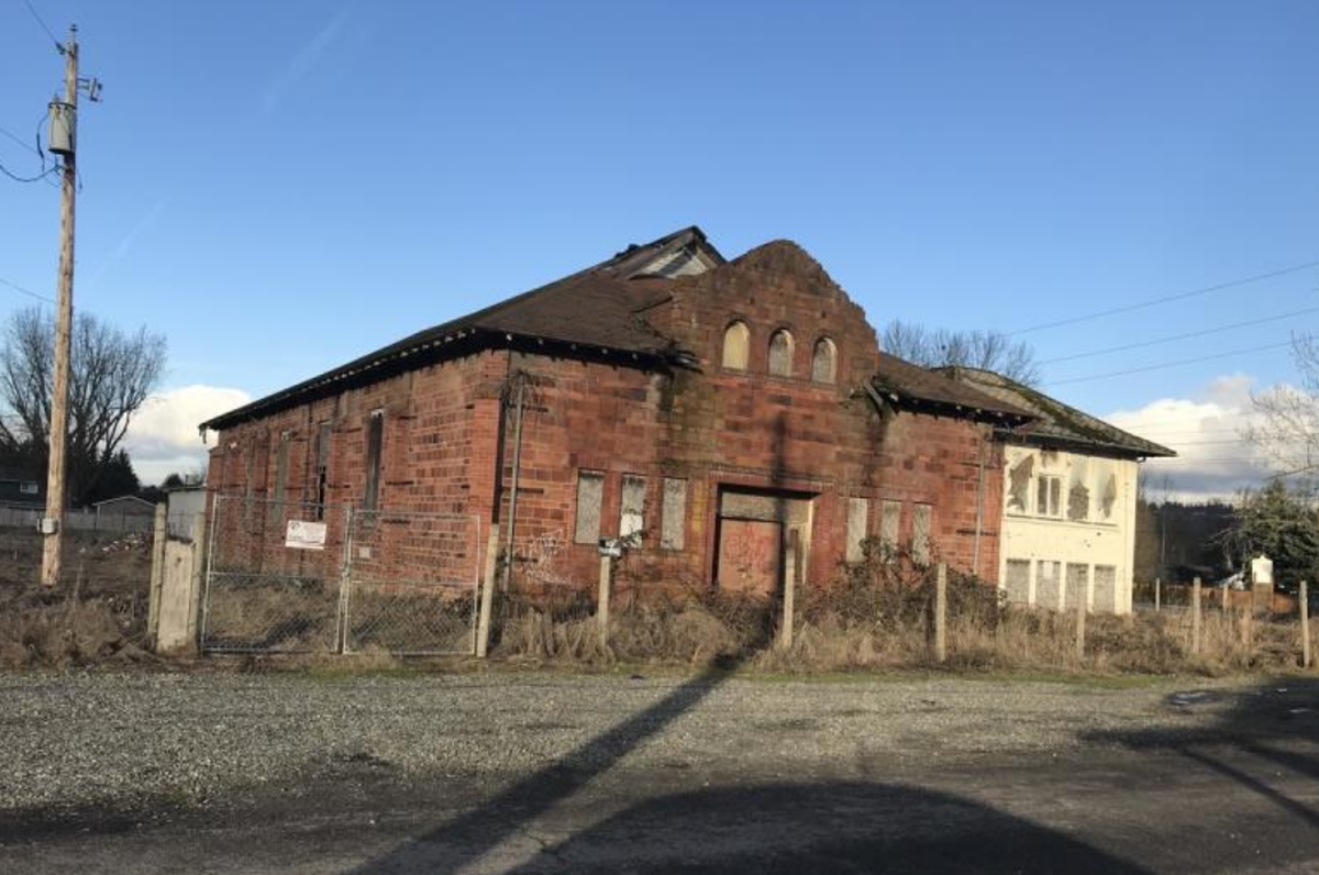 The Alderton School and Gymnasium is a historic landmark off of state Route 162.