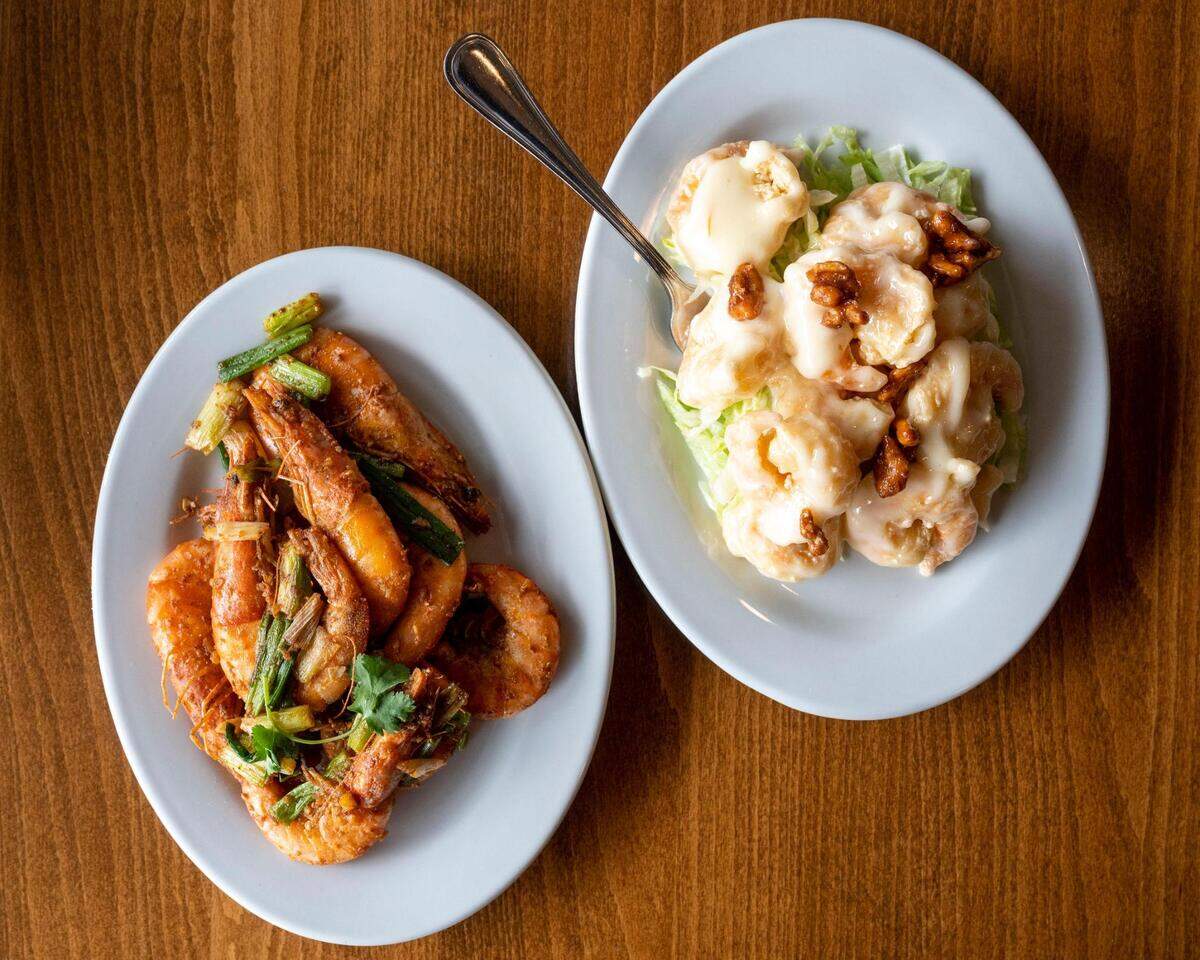 Lunar’s Pho serves a fresh menu of Vietnamese fare, including salted duck egg shell-on prawns and sweet-and-savory honey-walnut shrimp over cabbage. The Lincoln District restaurant is open Christmas Eve and Day.
