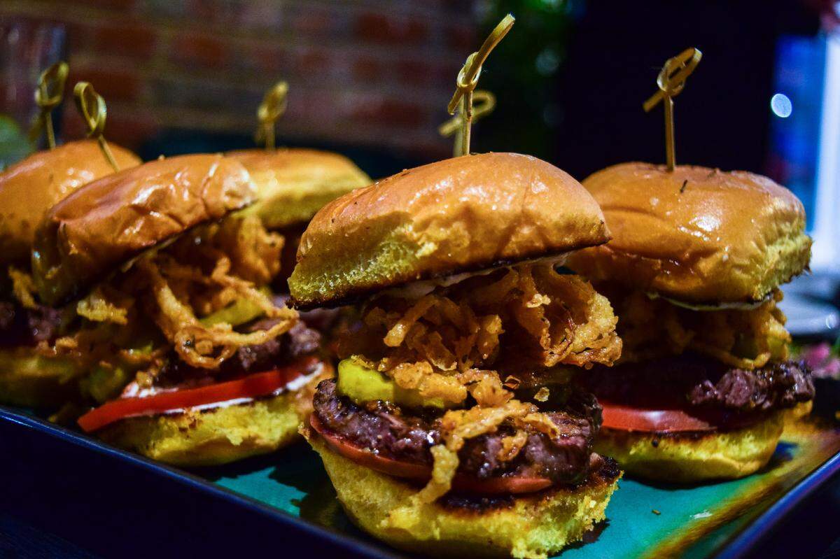 Ascend Hospitality Group opened Stanford’s Restaurant in downtown Tacoma in November 2021. The happy hour menu features these beef tenderloin sliders, two generous portions to an order for $12.