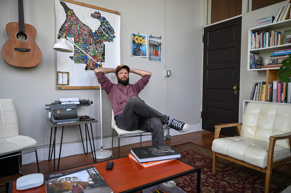 Sierra Hartman at the Grit City Magazine offices in downtown Tacoma.