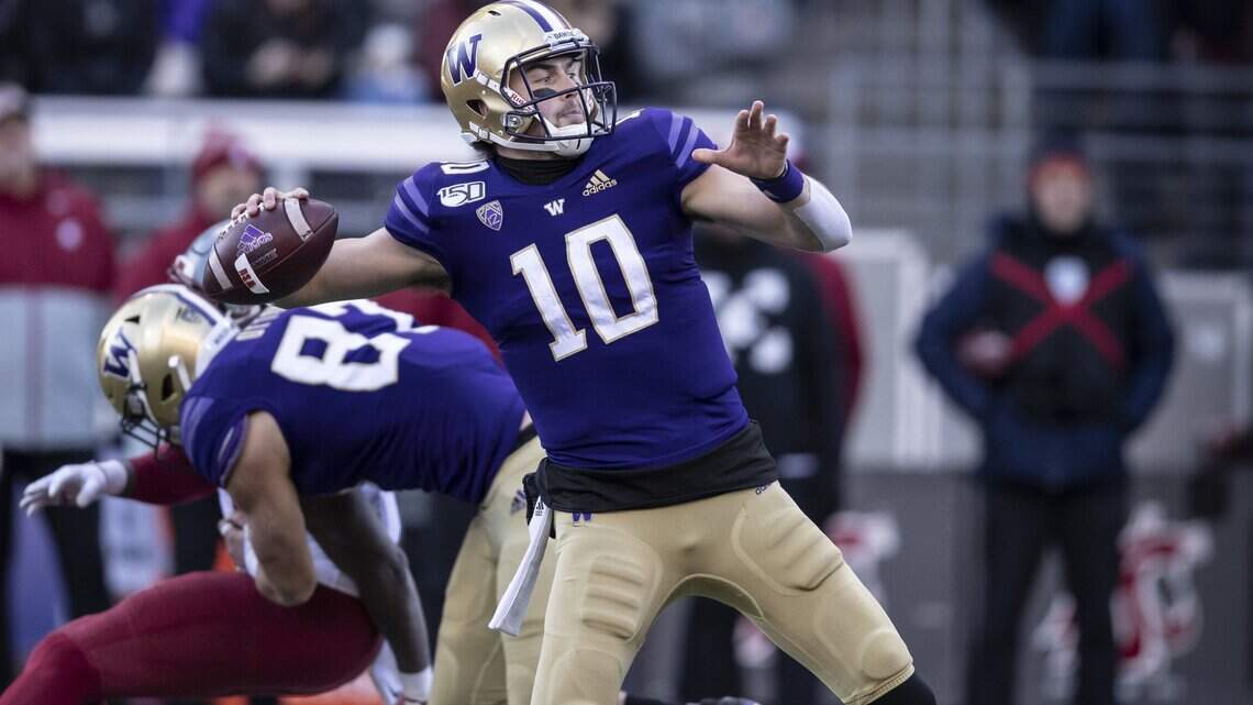 Seahawks sign ex-UW QB Jacob Eason off waivers. Geno Smith’s No. 2 as Russell Wilson heals