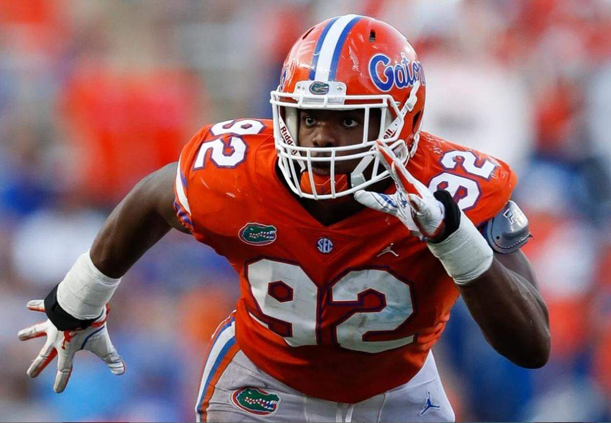 If not for a high-ankle sprain last season at Florida and playing through pain in 2017, Jabari Zuniga might be a first-round pick in this NFL draft. So think Tacoma’s Rob Rang, a veteran NFL draft guru.