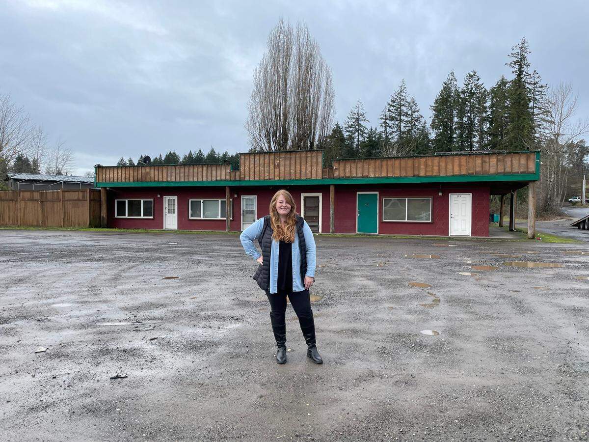 Alyssa Johnstone, 30, plans to bring an early learning center to the abandoned Key Peninsula Fire building in Key Center.