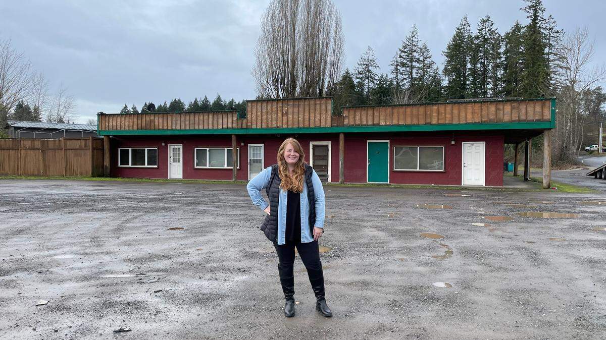 Alyssa Johnstone, 30, plans to bring an early learning center to the abandoned Key Peninsula Fire building in Key Center.