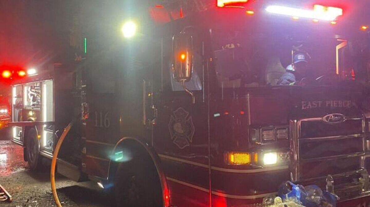 East Pierce Fire & Rescue posted on X that one person died in a house fire in Bonney Lake on Saturday.