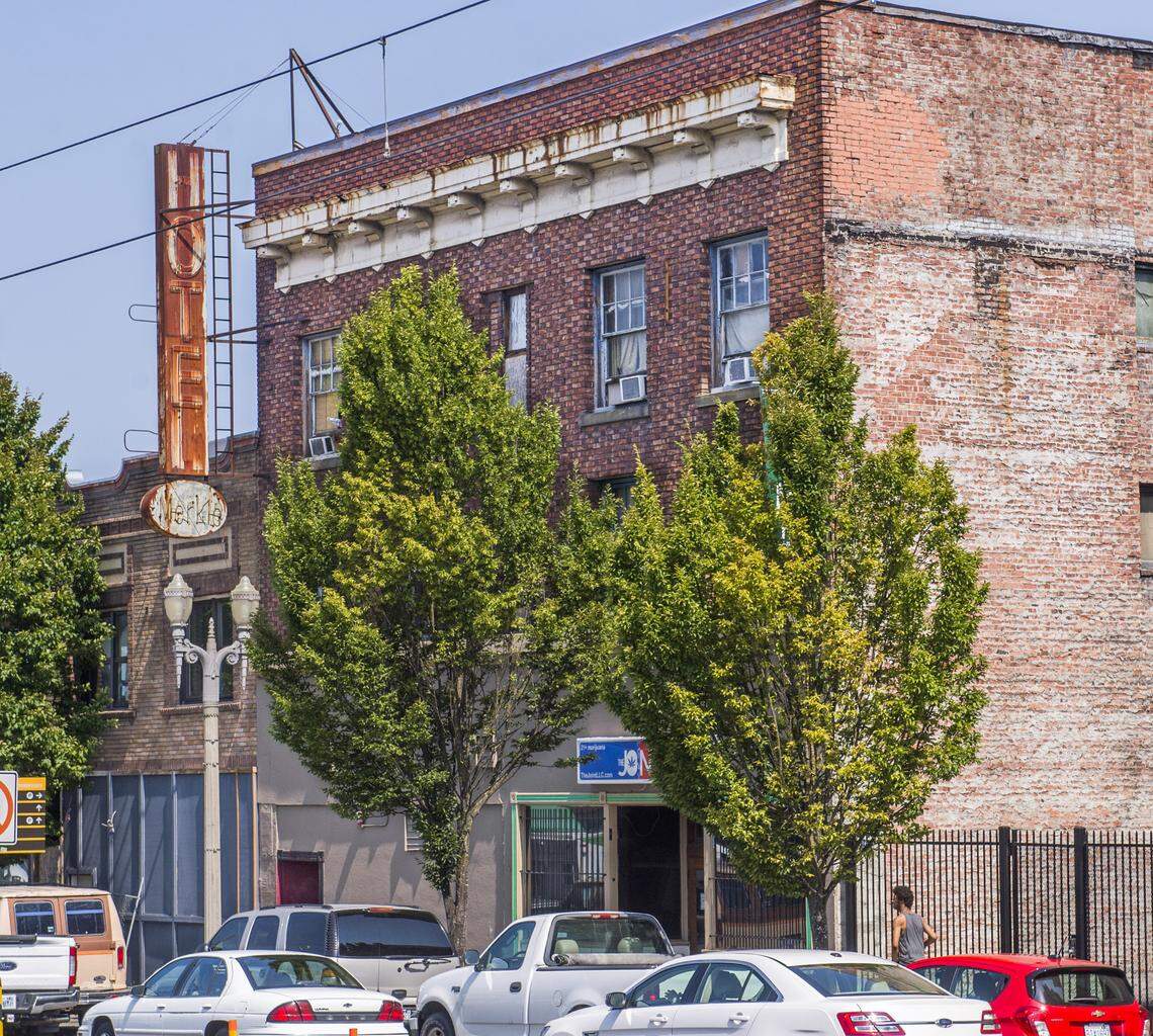 The Merkle Hotel has functioned as an extremely low-rent apartment building in downtown Tacoma.  August 17, 2018