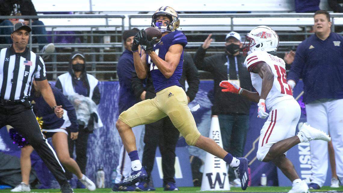 Huskies notes: UW offense took ‘a step in the right direction’ against Arkansas State, with Pac-12 play on deck