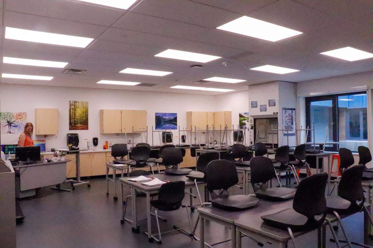 Renovations at Kopachuck Middle School and Key Peninsula Middle School finished this summer.