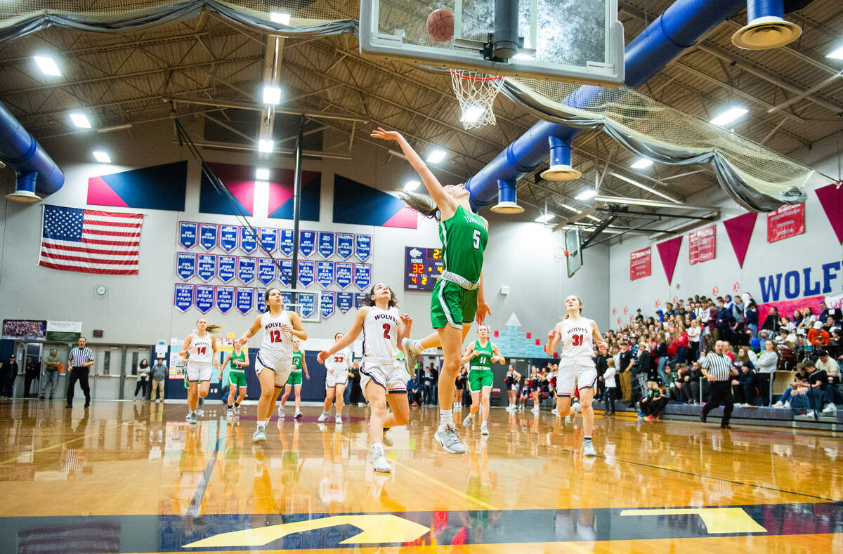 Tumwater’s Natalie Sumrok shoots during the third quarter. Black Hills played Tumwater in a basketball game at Black Hills High School in Olympia, Wash., on Friday, Jan. 24, 2020.