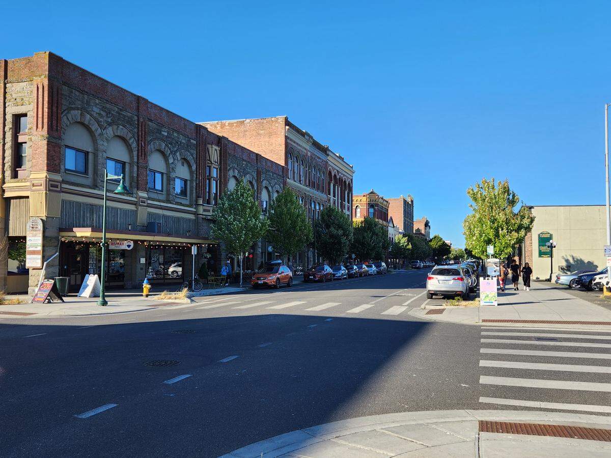 Historic buildings on Water Street are depicted on July 1, 2023, in downtown Port Townsend. Paranormal researcher Stephanie Brock-Farrington said that many other buildings in the town are reportedly haunted.