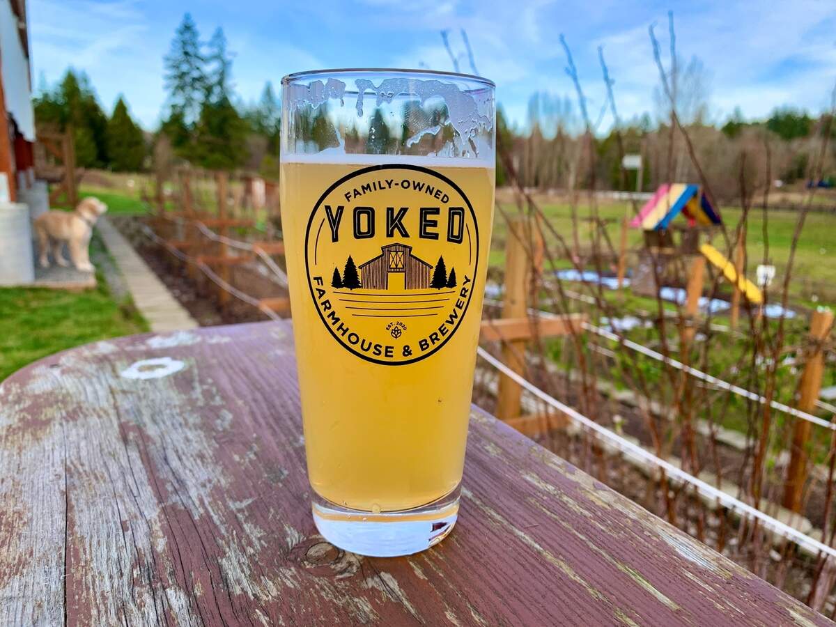 Yoked Farmhouse & Brewery is now serving food.