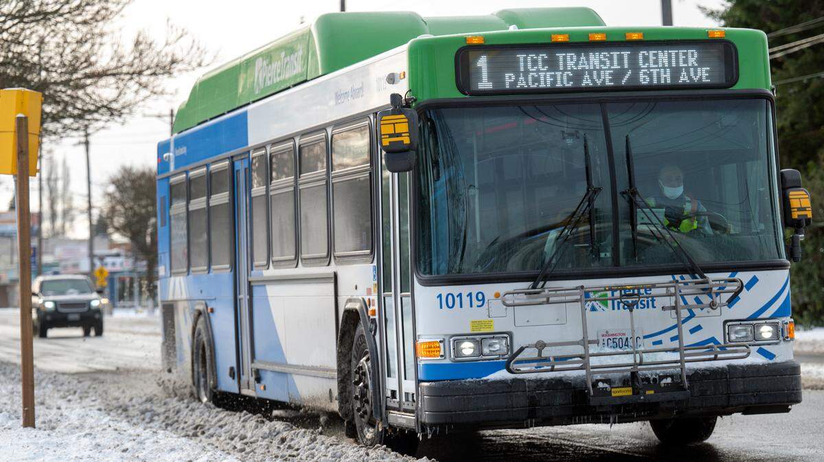 Pierce Transit offers free bus rides to warming centers during cold snap