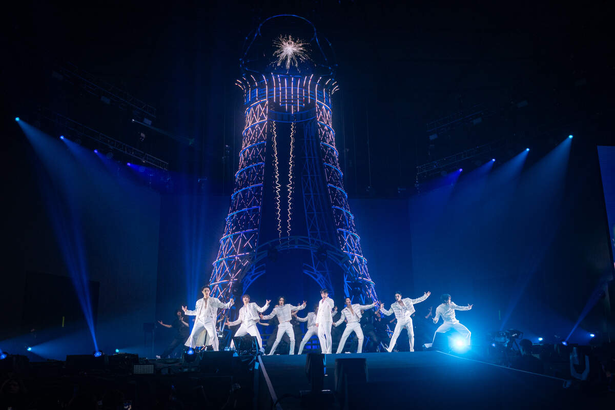 ATEEZ performing at the Tacoma Dome for their 2024 ATEEZ WORLD TOUR [TOWARDS THE LIGHT : WILL TO POWER] show Sunday, July 14, 2024 in Tacoma, Wash.