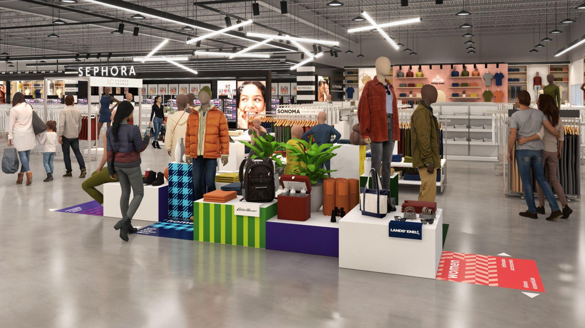This rendering shows an example of the Kohl’s small format store concept coming to the Tacoma Mall in November.