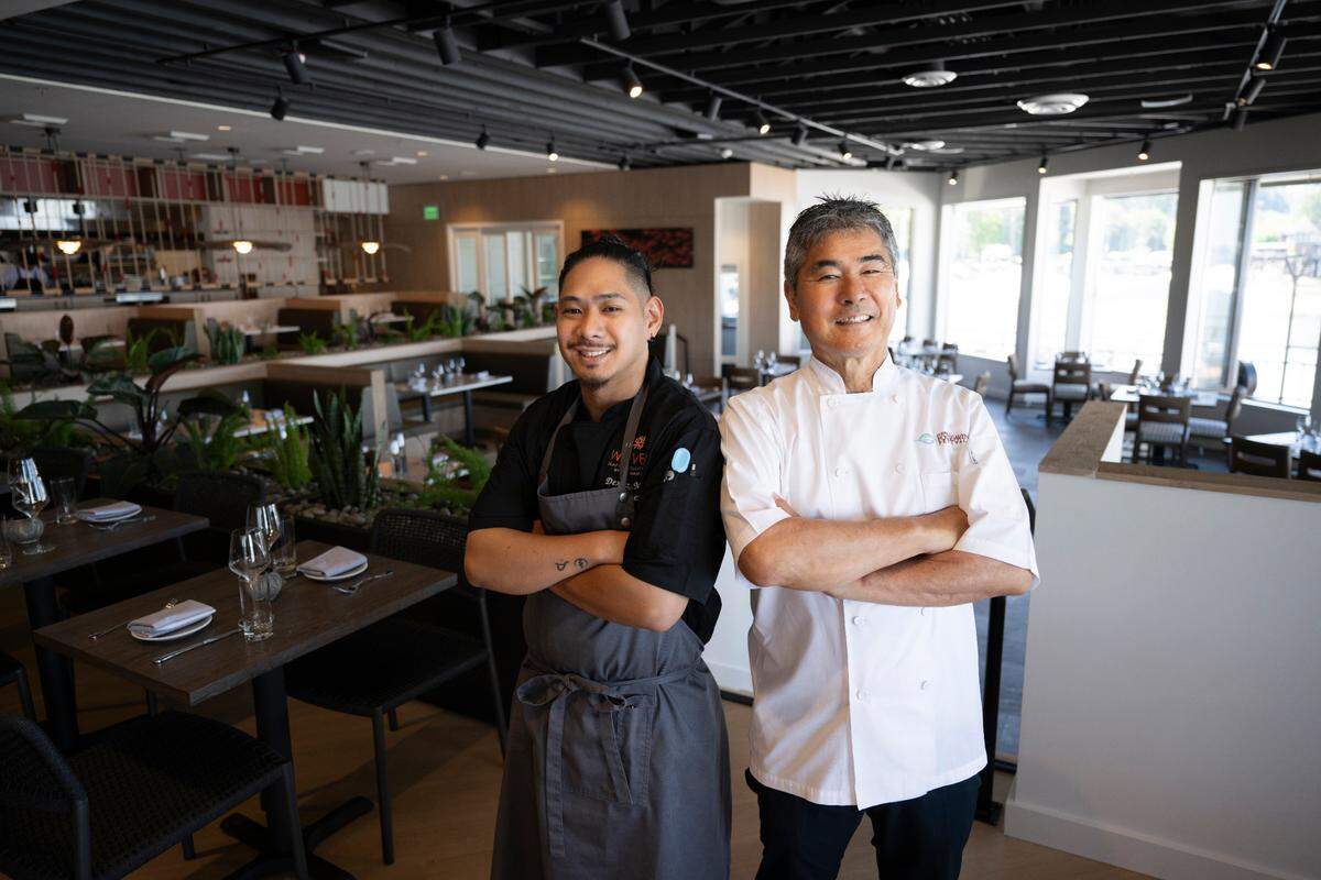 The Puyallup Tribe of Indians partnered with chef Roy Yamaguchi for the new Woven Seafood & Chophouse. A veteran of his Hawaii restaurants, Dexter Mina heads up the Tacoma kitchen.
