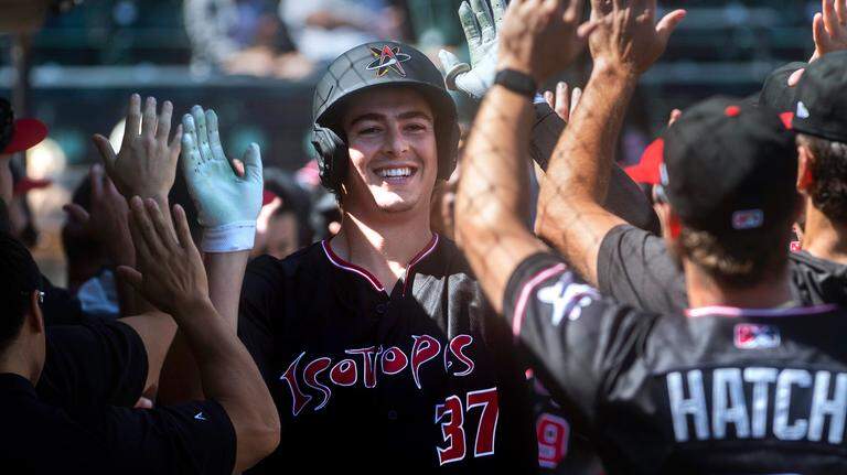 Gig Harbor’s Toglia returns as rising pro baseball star
