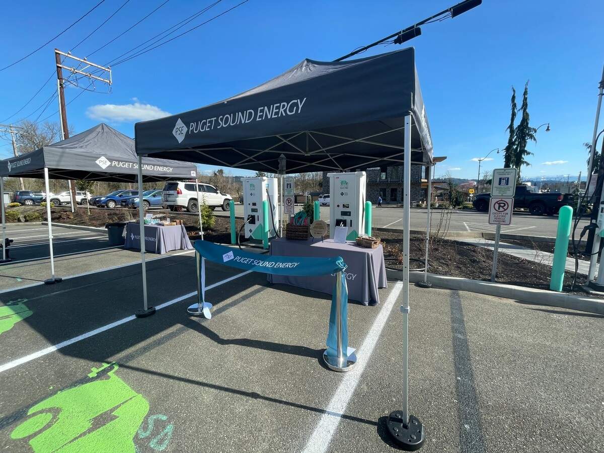Puget Sound Energy opened Pierce County’s first public electric vehicle charging station at the Old Cannery warehouse in Sumner.&nbsp;