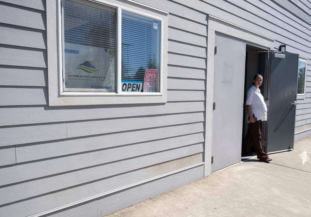 The Tacoma Slavic Association helps people from Slavic speaking countries navigate services in Pierce and King Counties, on Thursday, July 24, 2025, in Tacoma, Wash.