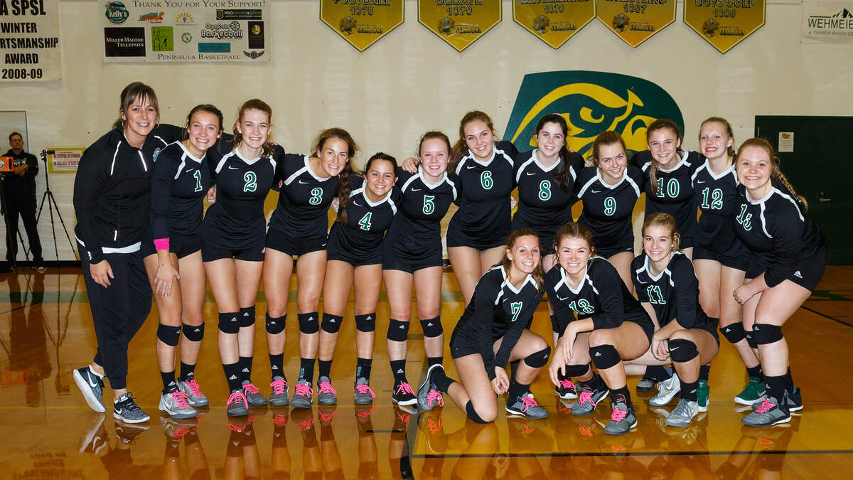 The Peninsula volleyball team won the WIAA’s 2018 Academic State Championship award in the 3A classification, compiling a 3.79 team-wide grade point average.