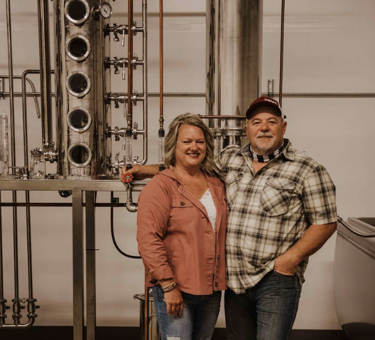 Lesa Givens and Ray Watson are Olympia Distilling Co.’s co-founders, which produces Olympia Artesian Vodka.