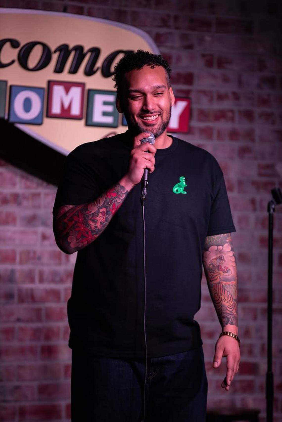 Comedian Mason A starred in the skit that accidentally got the cops called.