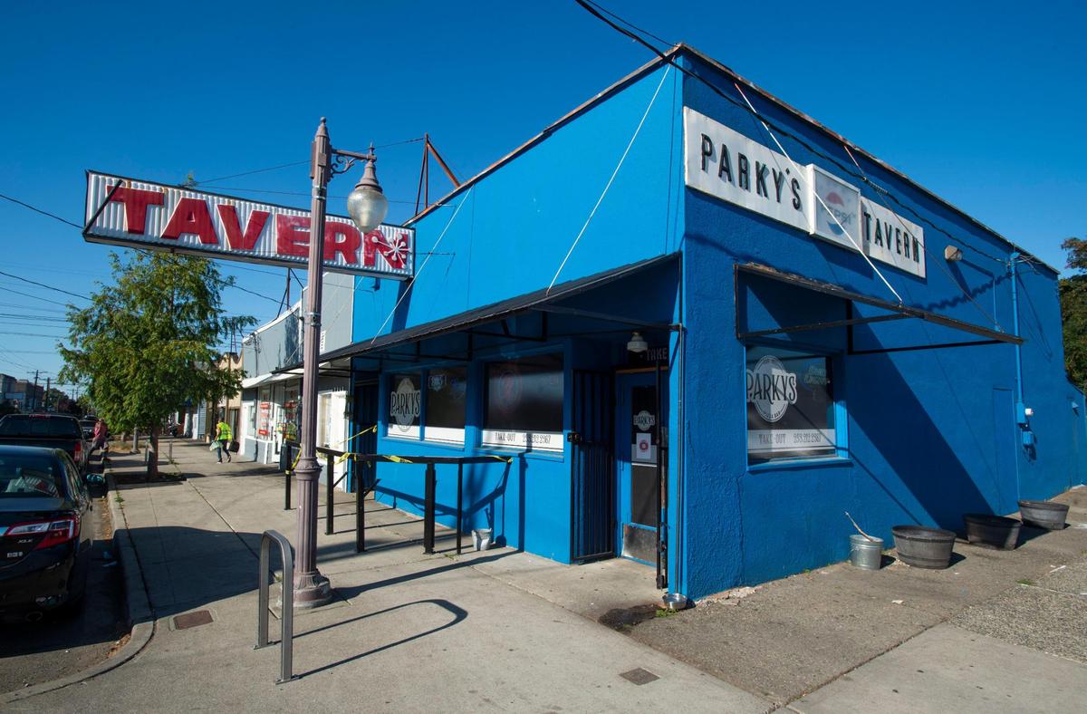 Although some of the old signage has been left intact, Parky’s Tavern at 3551 McKinley Ave. in Tacoma has re-emerged under new ownership as Parky’s Pizza Bar. Photo taken on Wednesday, Sept. 1, 2021.