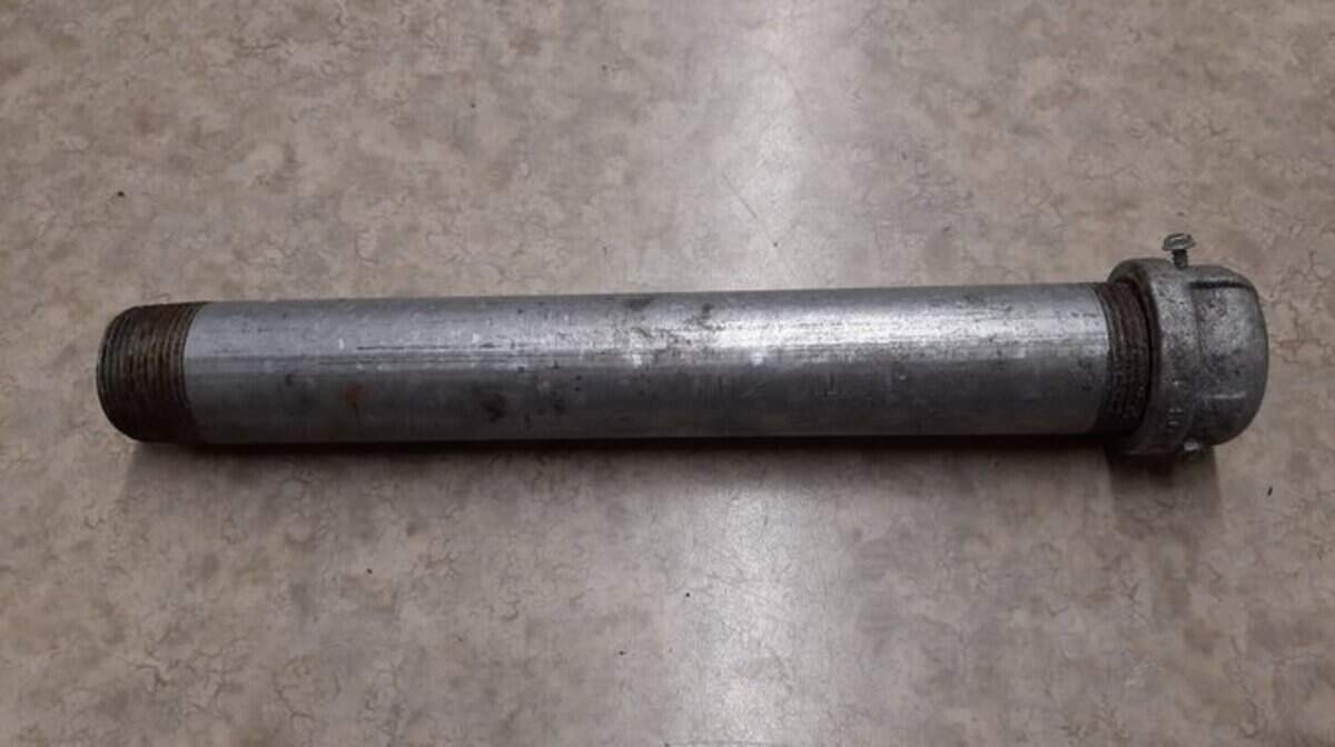 An alleged pipe bomb was recovered from the home of suspect arrested for illegal possession of explosive devices Wednesday.