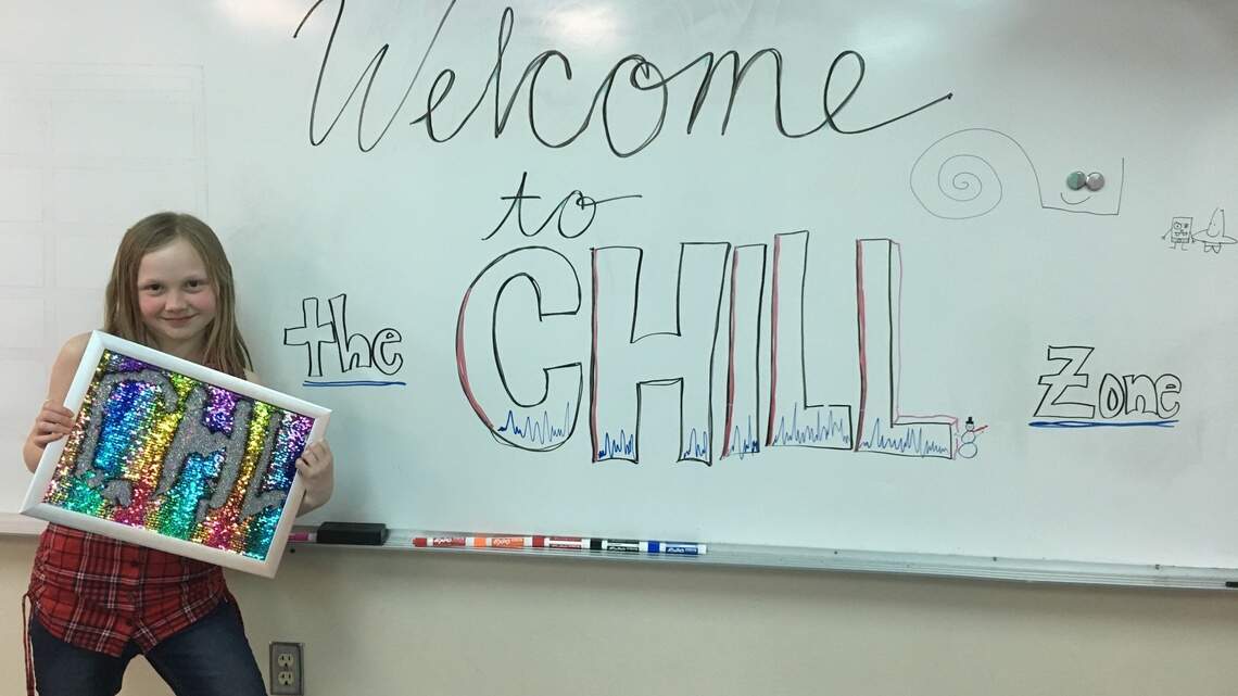 Middle school unveils chill-spa to help students relax, focus