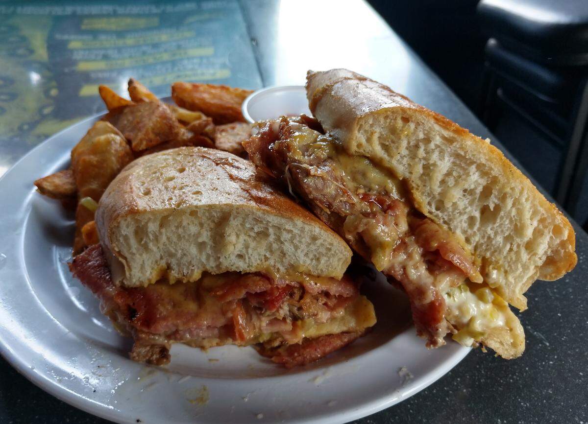 A take on a Cubano sandwich at The Chruch Cantina in Tacoma.