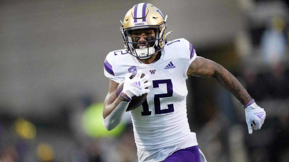 Huskies notes: Polk catches TD in return; Morris, O’Brien both take reps at QB