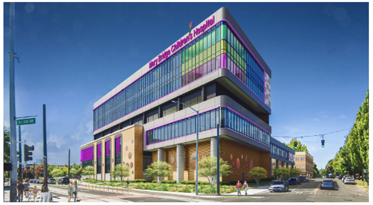 Updated plans for the new Mary Bridge Children’s Hospital in Tacoma include a new inpatient hospital tower and an ambulatory building to include specialty clinics, urgent care services and behavioral health crisis management services.&nbsp;