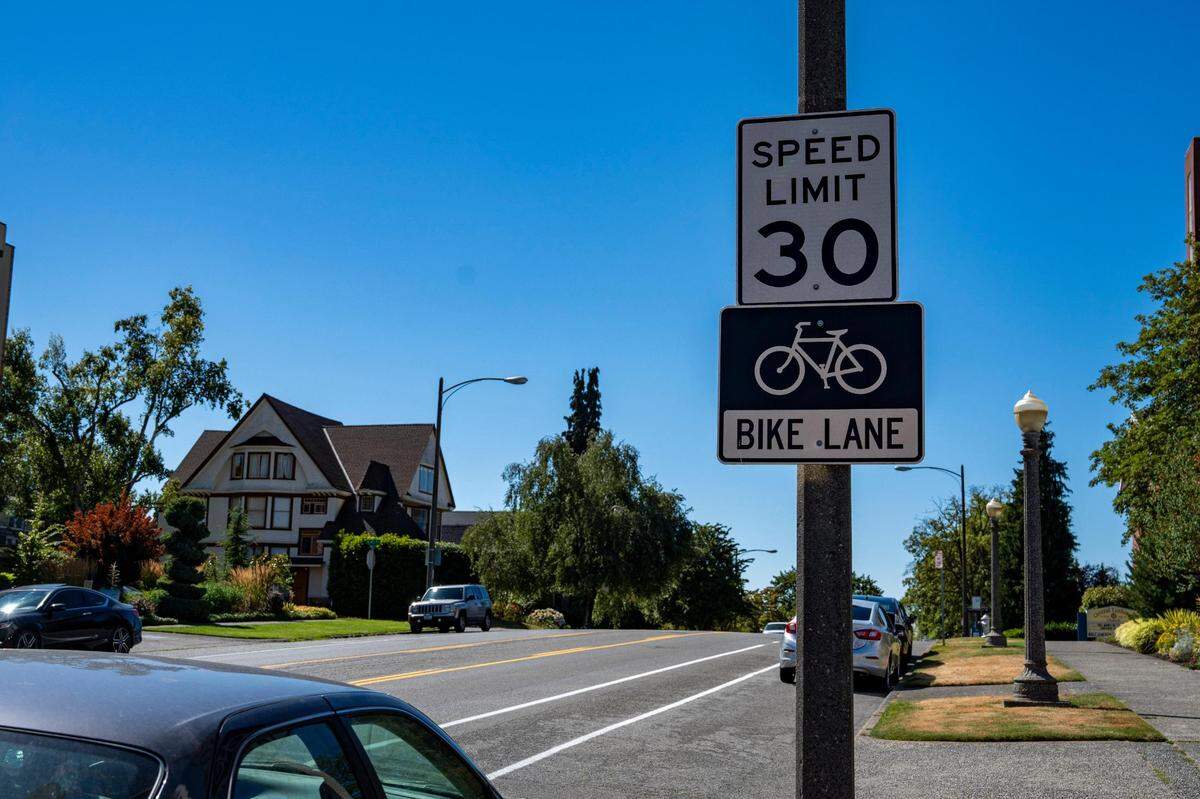 The speed limits on non-arterial, or residential streets, will be lowered to 20 mph from 25 mph starting next year. The speed limits will be decreased in four neighborhood business districts, Old Town, 6th Avenue, Lincoln and McKinley Hill, from 30 mph to 25 mph.