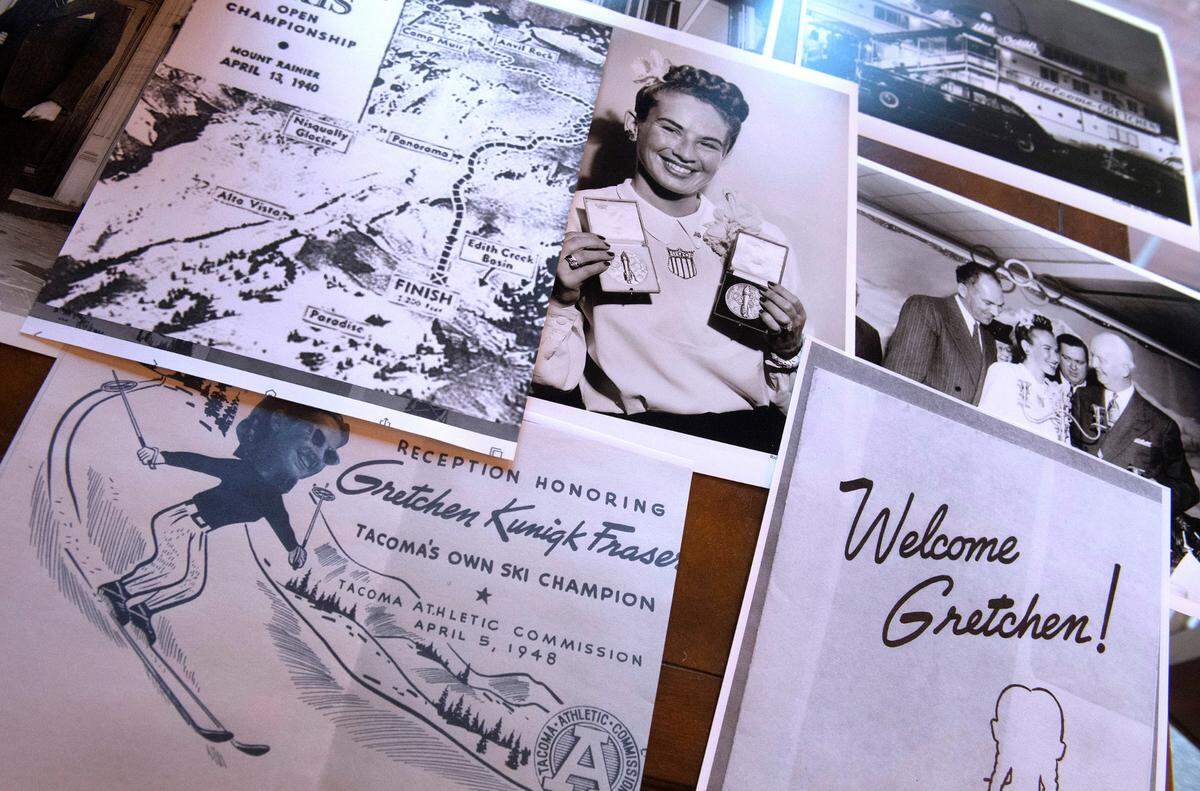 Tacoma native Gretchen Fraser was the United States’ first Olympic skiing medal winner from the 1948 winter games.