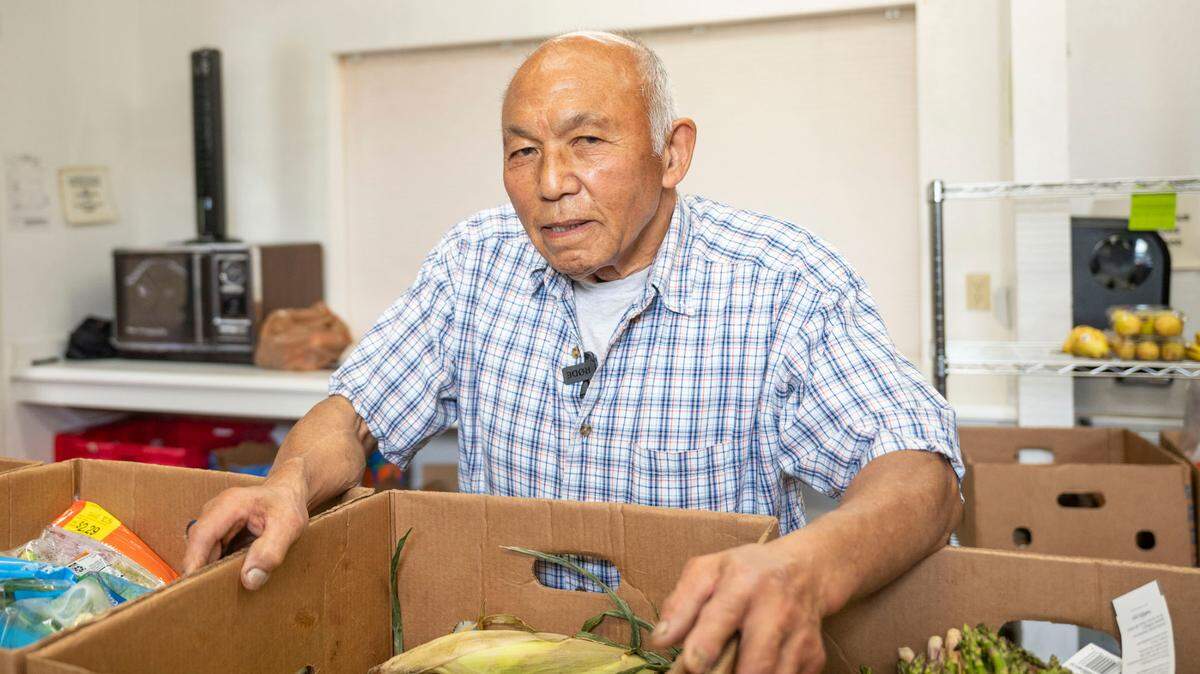 For 25 years, this ‘homebody’ used his background to help families at his local food bank