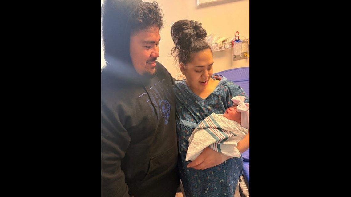 Baby Elianna Scanlan was born to Lakewood parents Nathan Scanlan and Kayleen Elika at 12:03 a.m. on Thursday, Jan. 1, 2026. She’s one of the first babies born in the New Year in Pierce County.