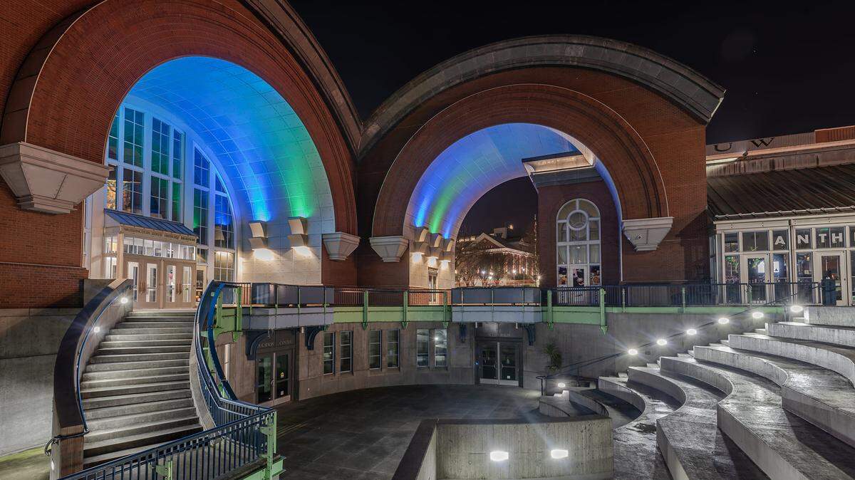 The Washington State History Museum in downtown Tacoma as seen in February 2022.