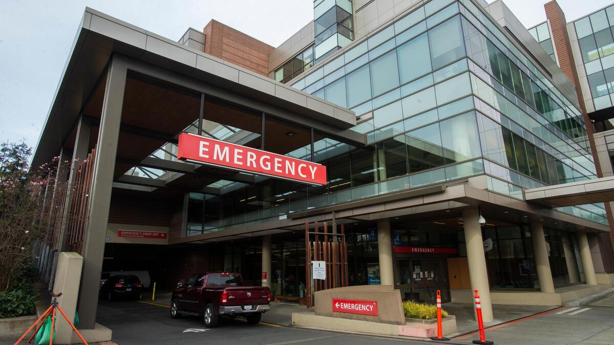 MultiCare’s Tacoma General Hospital in 2020. MultiCare was one of several health systems to sign on to continuing masking requirements at its facilities.